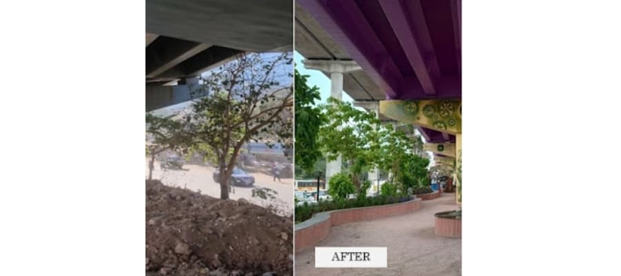 BEAUTIFICATION UNDER SEEPZ FLYOVER